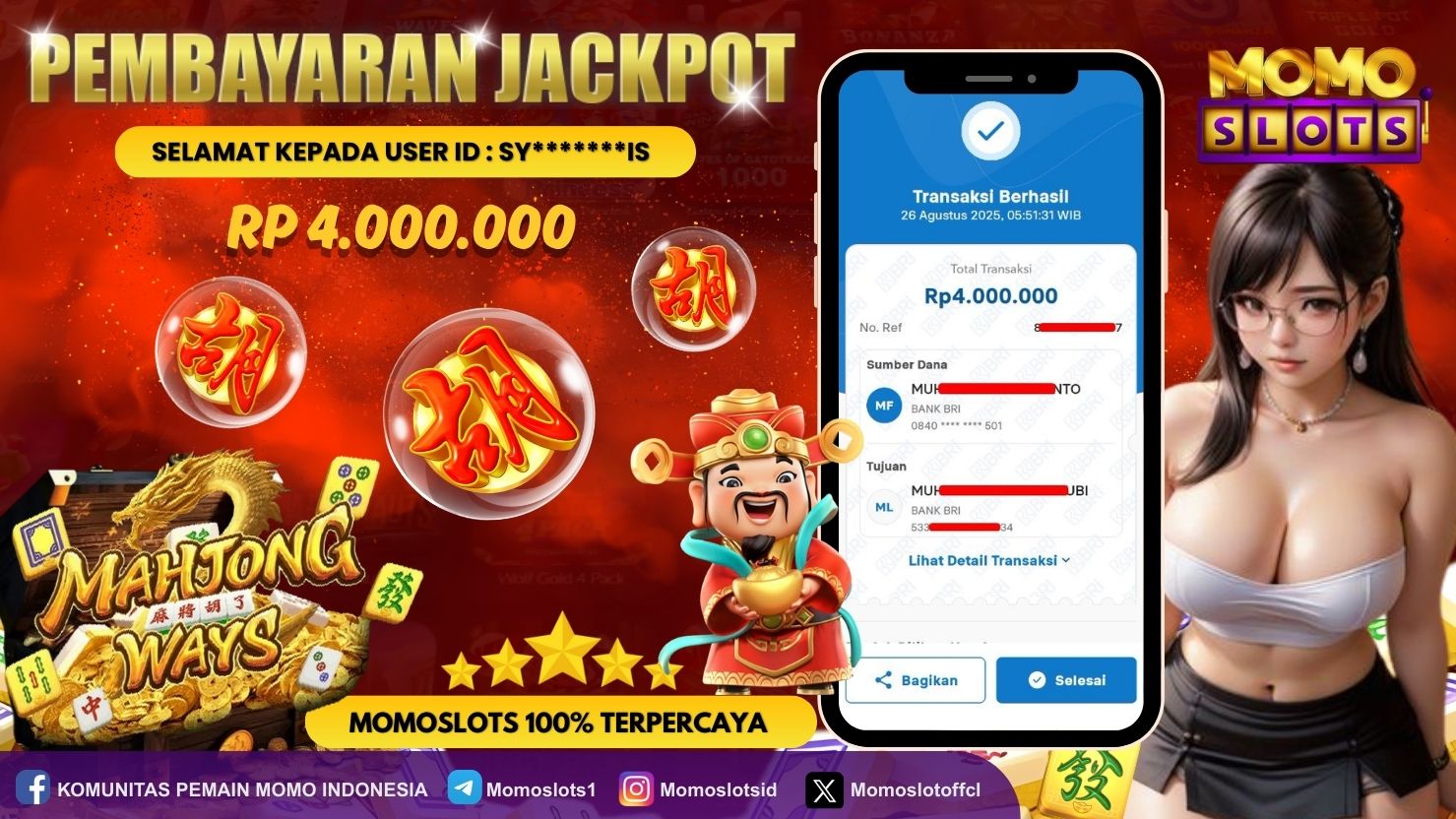 MOMOSLOTS JACKPOT SLOT MAHJONG WAYS